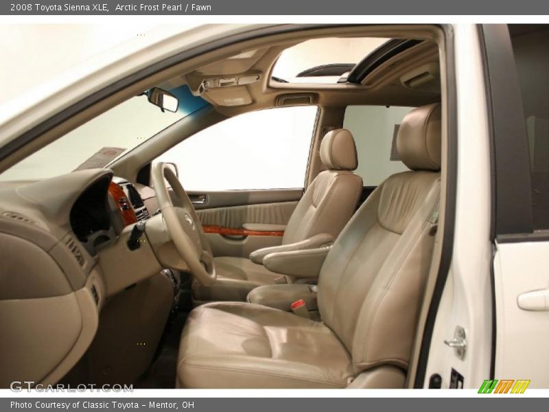 Arctic Frost Pearl / Fawn 2008 Toyota Sienna XLE
