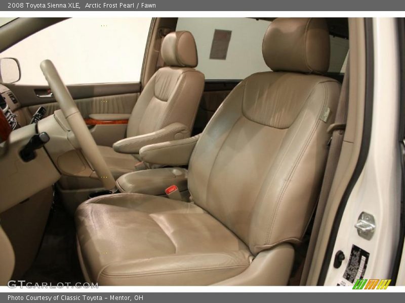 Arctic Frost Pearl / Fawn 2008 Toyota Sienna XLE