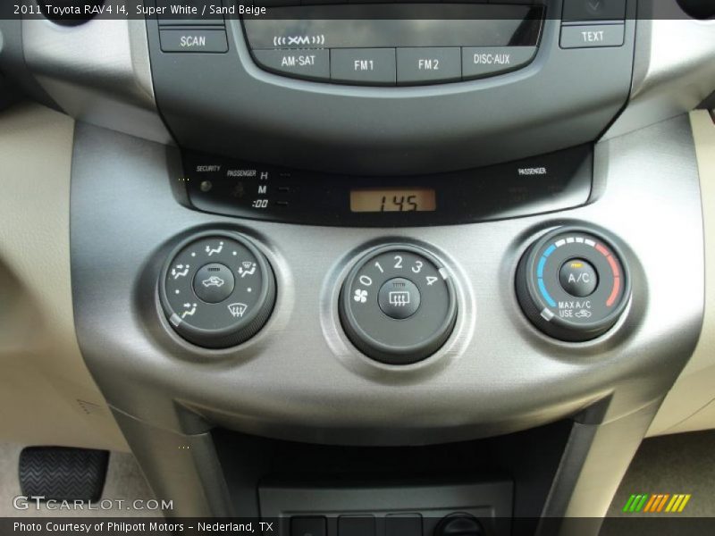 Controls of 2011 RAV4 I4