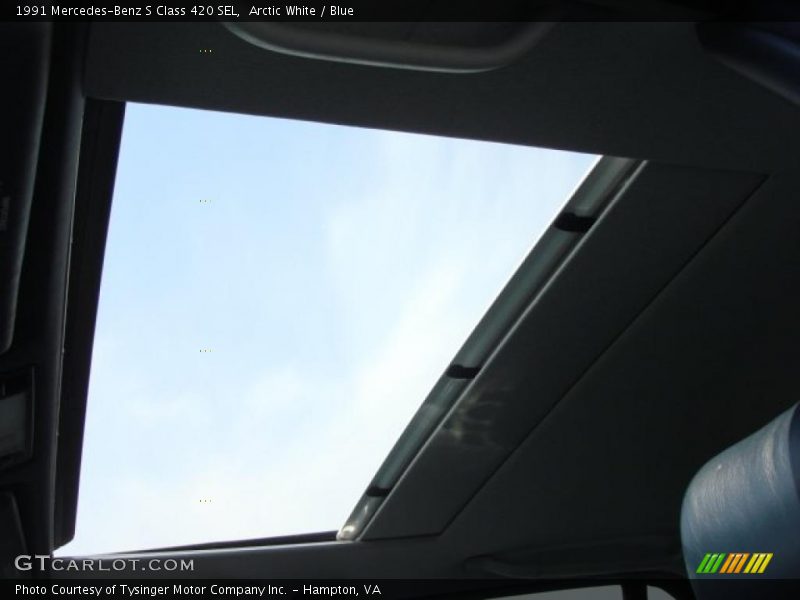 Sunroof of 1991 S Class 420 SEL