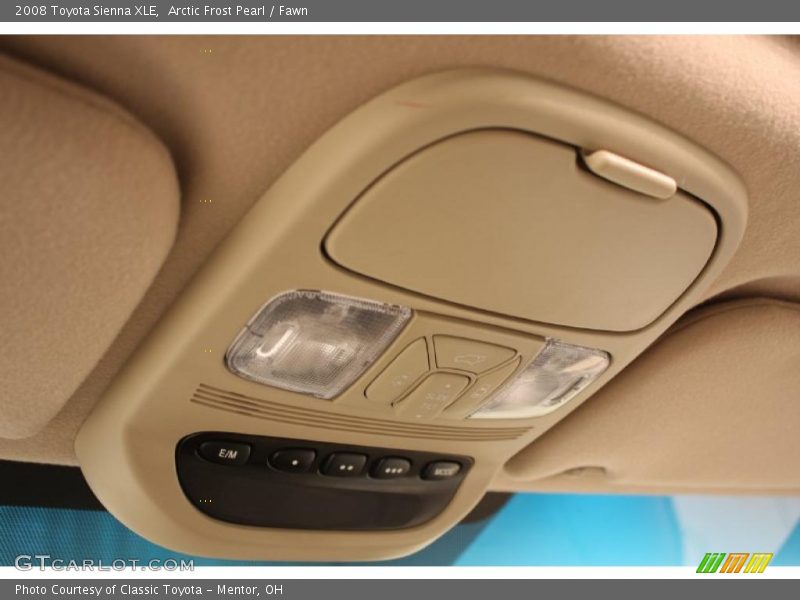 Arctic Frost Pearl / Fawn 2008 Toyota Sienna XLE