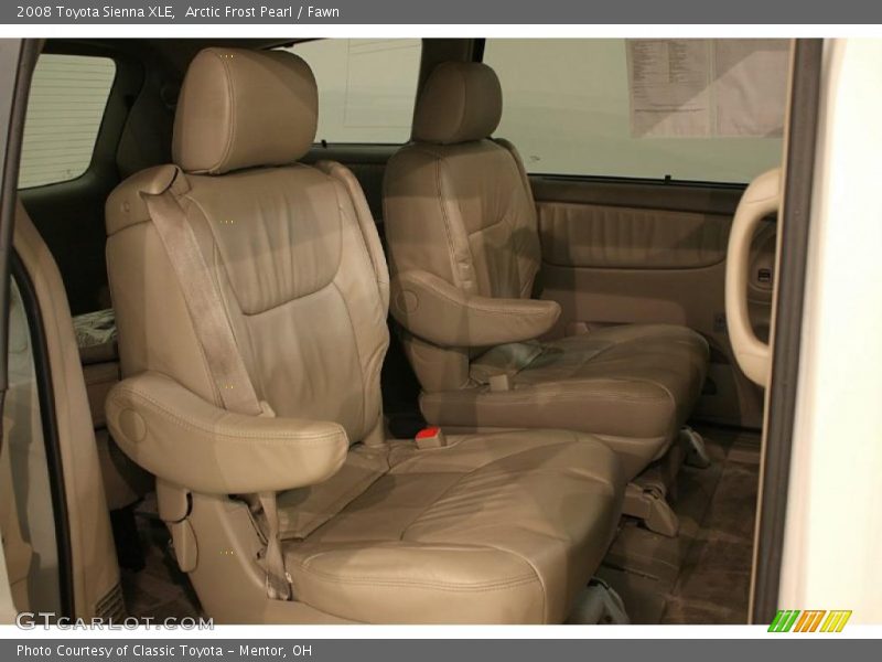 Arctic Frost Pearl / Fawn 2008 Toyota Sienna XLE