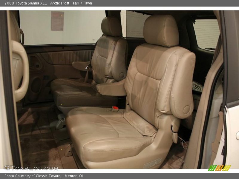 Arctic Frost Pearl / Fawn 2008 Toyota Sienna XLE