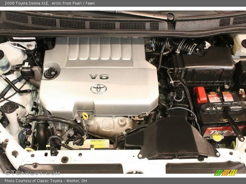 Arctic Frost Pearl / Fawn 2008 Toyota Sienna XLE