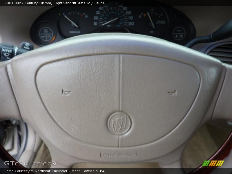 Light Sandrift Metallic / Taupe 2001 Buick Century Custom