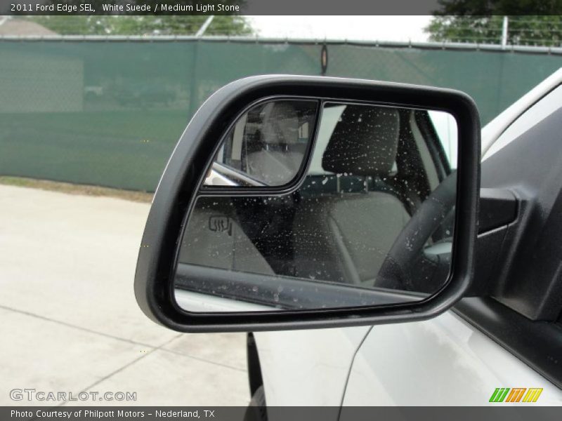 White Suede / Medium Light Stone 2011 Ford Edge SEL