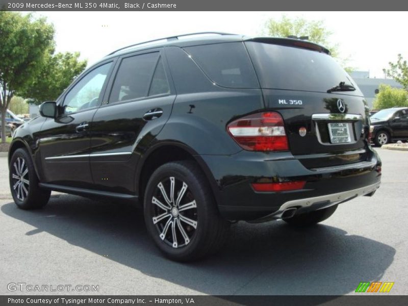 Black / Cashmere 2009 Mercedes-Benz ML 350 4Matic