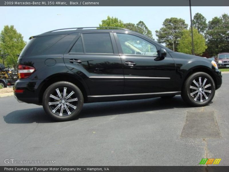 Black / Cashmere 2009 Mercedes-Benz ML 350 4Matic