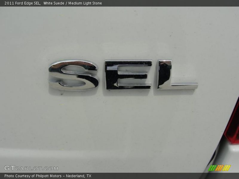 White Suede / Medium Light Stone 2011 Ford Edge SEL
