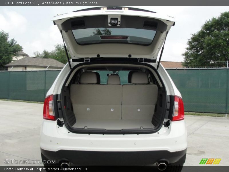 White Suede / Medium Light Stone 2011 Ford Edge SEL
