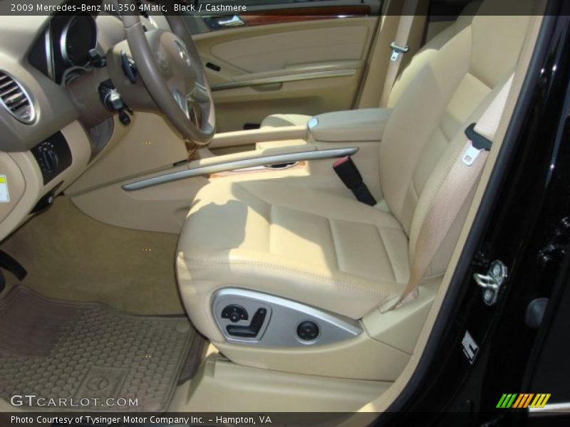  2009 ML 350 4Matic Cashmere Interior
