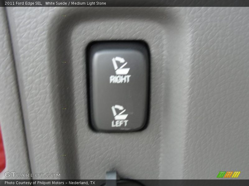 White Suede / Medium Light Stone 2011 Ford Edge SEL