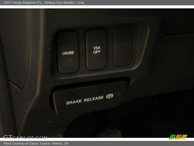 Nimbus Grey Metallic / Gray 2007 Honda Ridgeline RTL