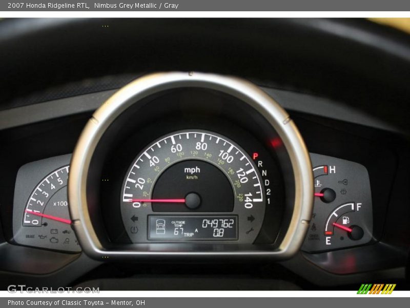 Nimbus Grey Metallic / Gray 2007 Honda Ridgeline RTL