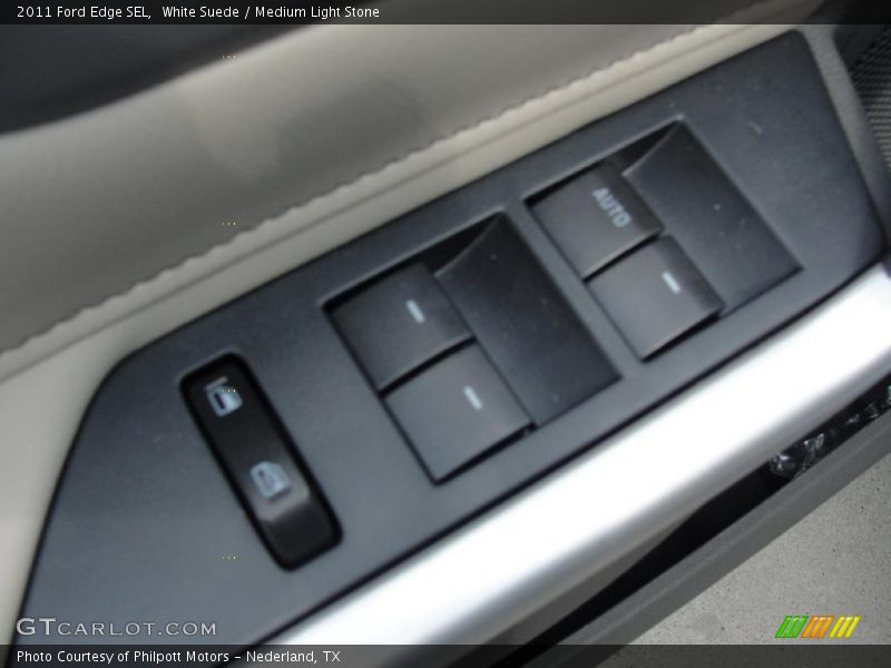 White Suede / Medium Light Stone 2011 Ford Edge SEL
