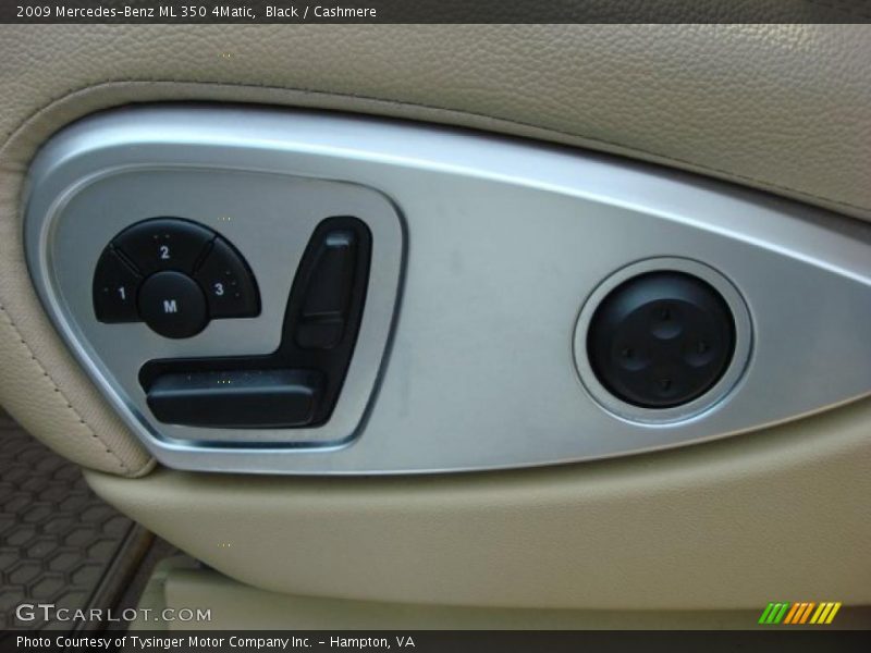 Black / Cashmere 2009 Mercedes-Benz ML 350 4Matic