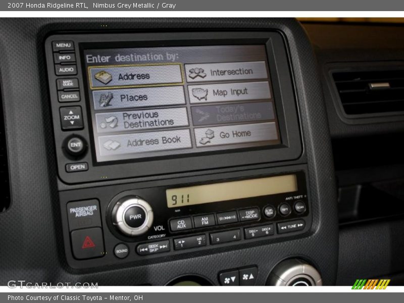 Nimbus Grey Metallic / Gray 2007 Honda Ridgeline RTL
