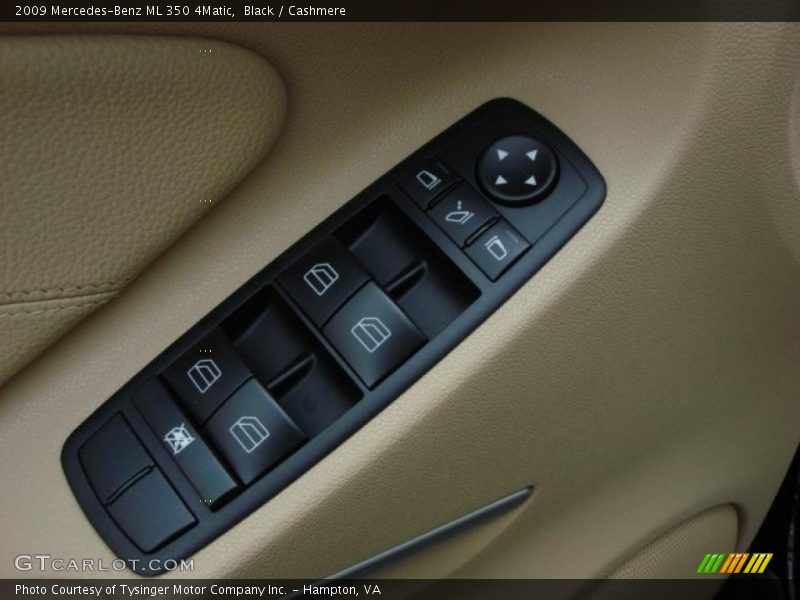 Black / Cashmere 2009 Mercedes-Benz ML 350 4Matic