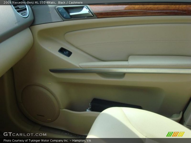 Black / Cashmere 2009 Mercedes-Benz ML 350 4Matic