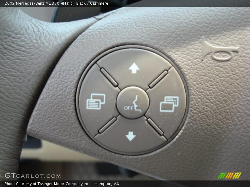 Controls of 2009 ML 350 4Matic