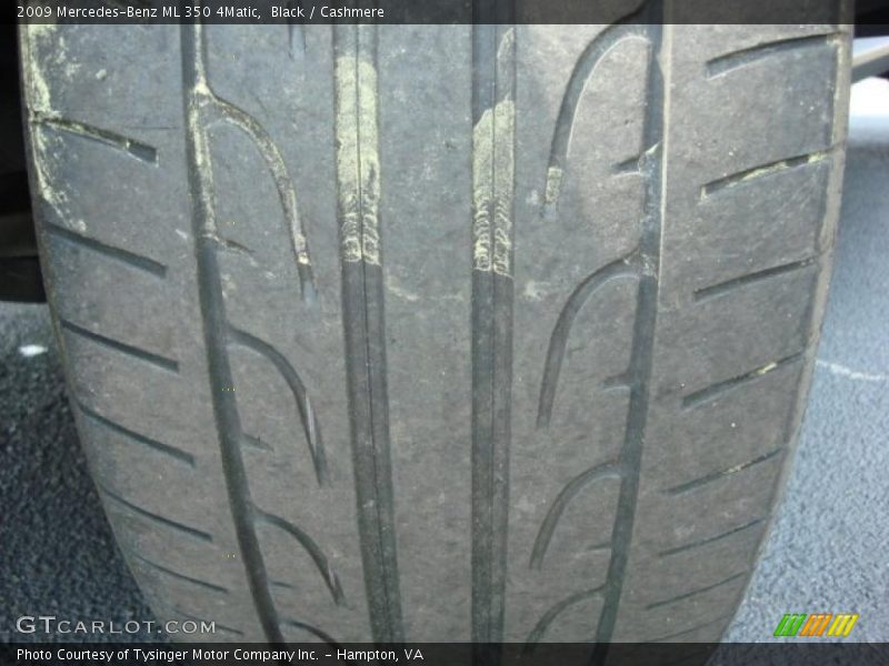 Black / Cashmere 2009 Mercedes-Benz ML 350 4Matic