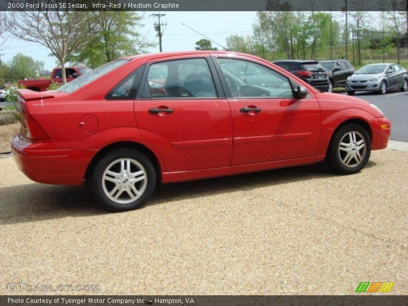Infra-Red / Medium Graphite 2000 Ford Focus SE Sedan