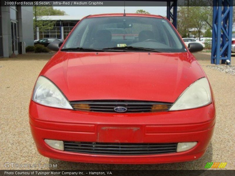 Infra-Red / Medium Graphite 2000 Ford Focus SE Sedan