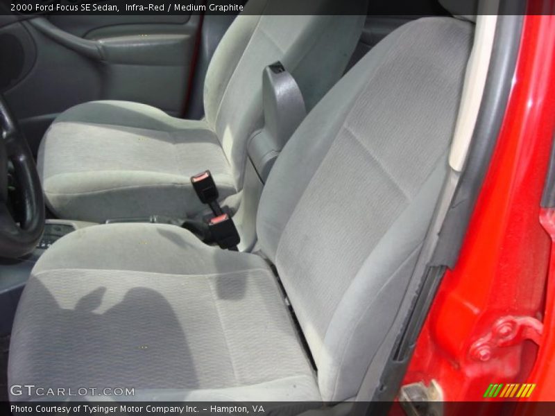 Infra-Red / Medium Graphite 2000 Ford Focus SE Sedan