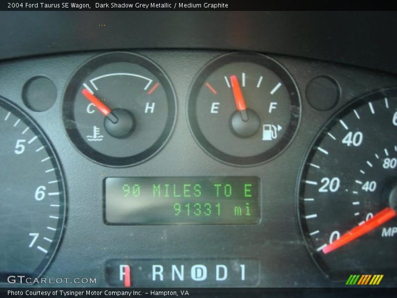 Dark Shadow Grey Metallic / Medium Graphite 2004 Ford Taurus SE Wagon