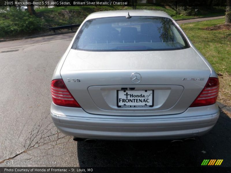 Brilliant Silver Metallic / Charcoal 2005 Mercedes-Benz S 55 AMG Sedan