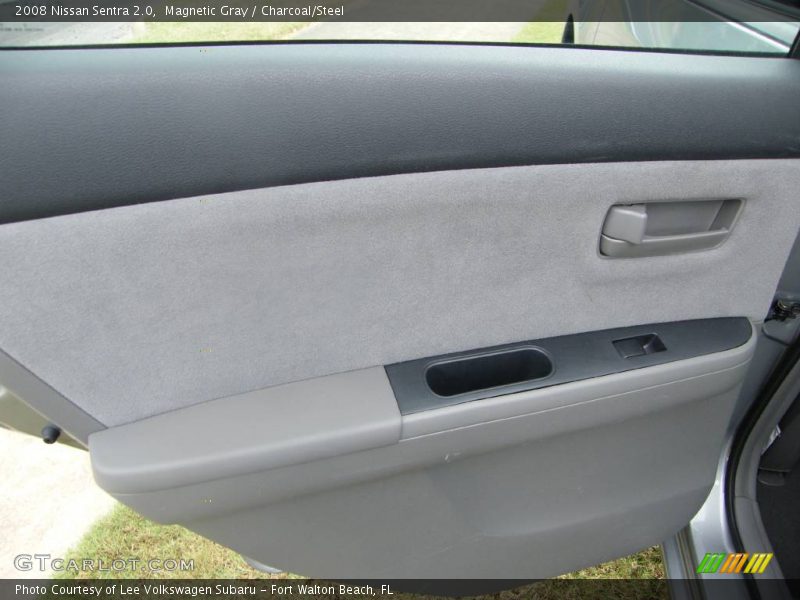 Magnetic Gray / Charcoal/Steel 2008 Nissan Sentra 2.0