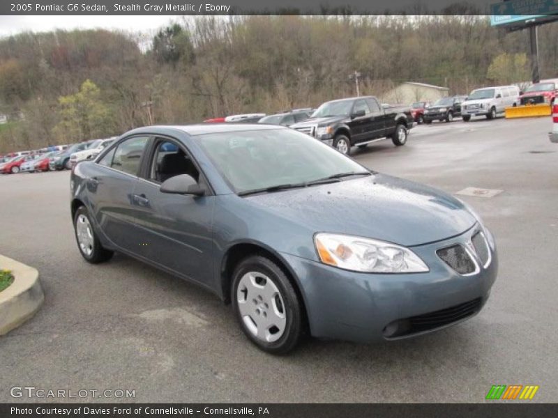 Stealth Gray Metallic / Ebony 2005 Pontiac G6 Sedan