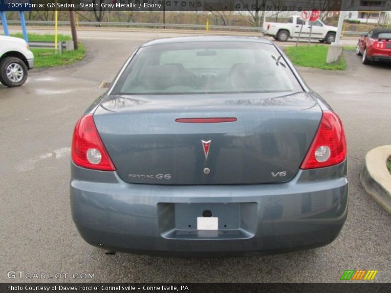Stealth Gray Metallic / Ebony 2005 Pontiac G6 Sedan