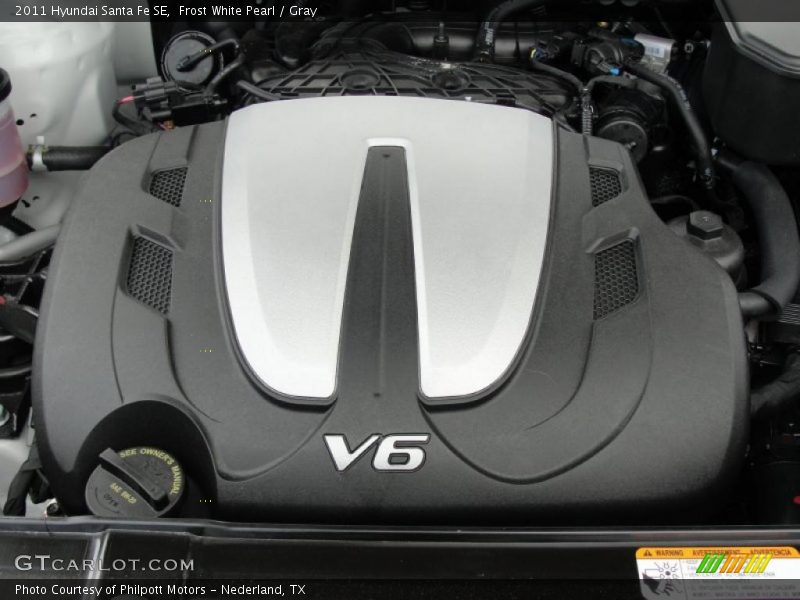  2011 Santa Fe SE Engine - 3.5 Liter DOHC 24-Valve VVT V6