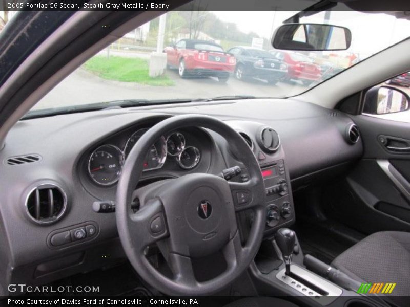 Stealth Gray Metallic / Ebony 2005 Pontiac G6 Sedan