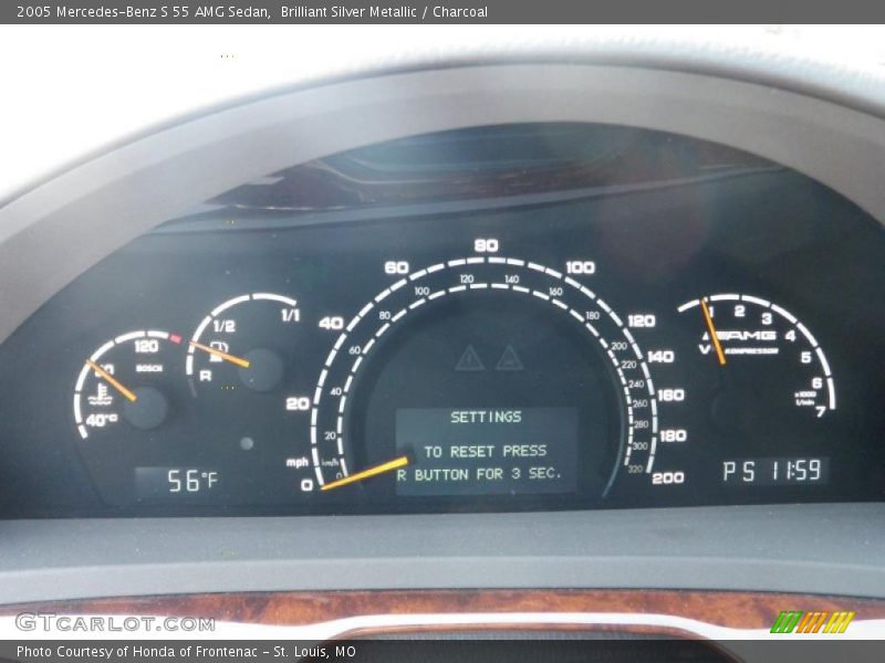  2005 S 55 AMG Sedan 55 AMG Sedan Gauges
