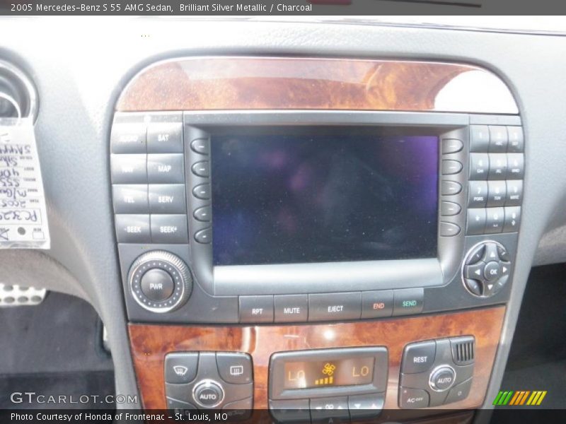 Brilliant Silver Metallic / Charcoal 2005 Mercedes-Benz S 55 AMG Sedan