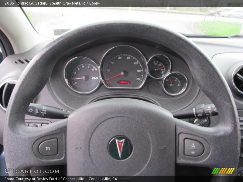 Stealth Gray Metallic / Ebony 2005 Pontiac G6 Sedan