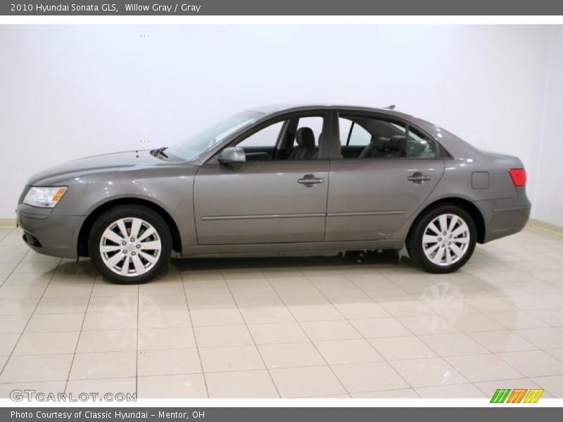 Willow Gray / Gray 2010 Hyundai Sonata GLS