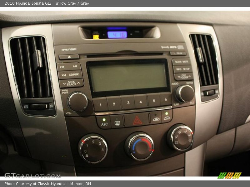 Willow Gray / Gray 2010 Hyundai Sonata GLS