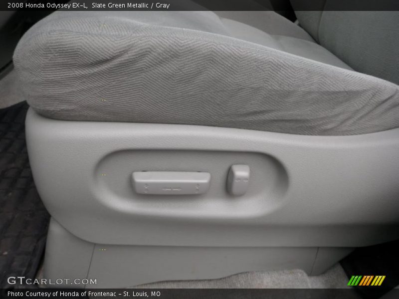 Slate Green Metallic / Gray 2008 Honda Odyssey EX-L