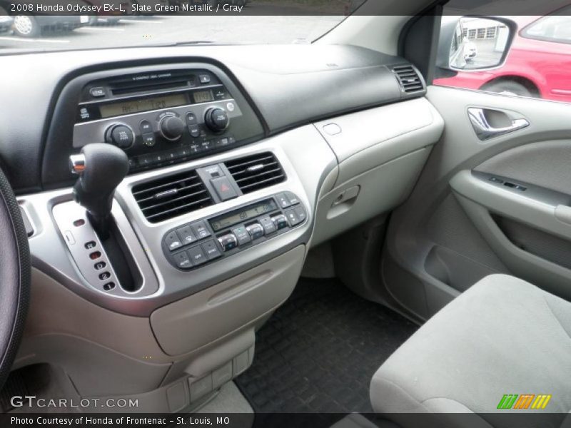 Slate Green Metallic / Gray 2008 Honda Odyssey EX-L
