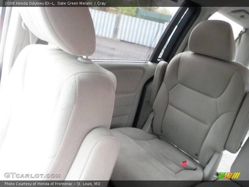 Slate Green Metallic / Gray 2008 Honda Odyssey EX-L