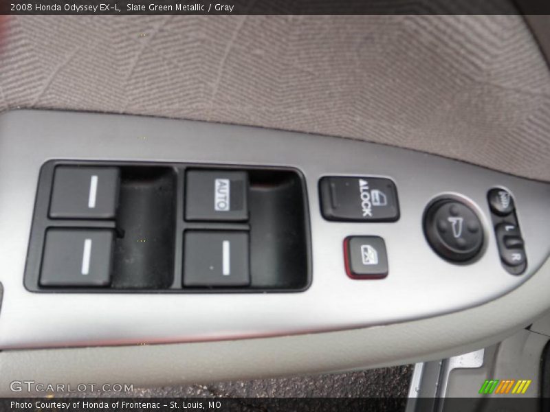 Slate Green Metallic / Gray 2008 Honda Odyssey EX-L