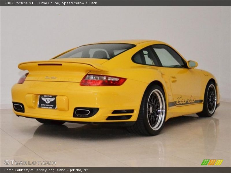Speed Yellow / Black 2007 Porsche 911 Turbo Coupe