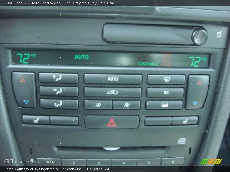 Controls of 2006 9-3 Aero Sport Sedan
