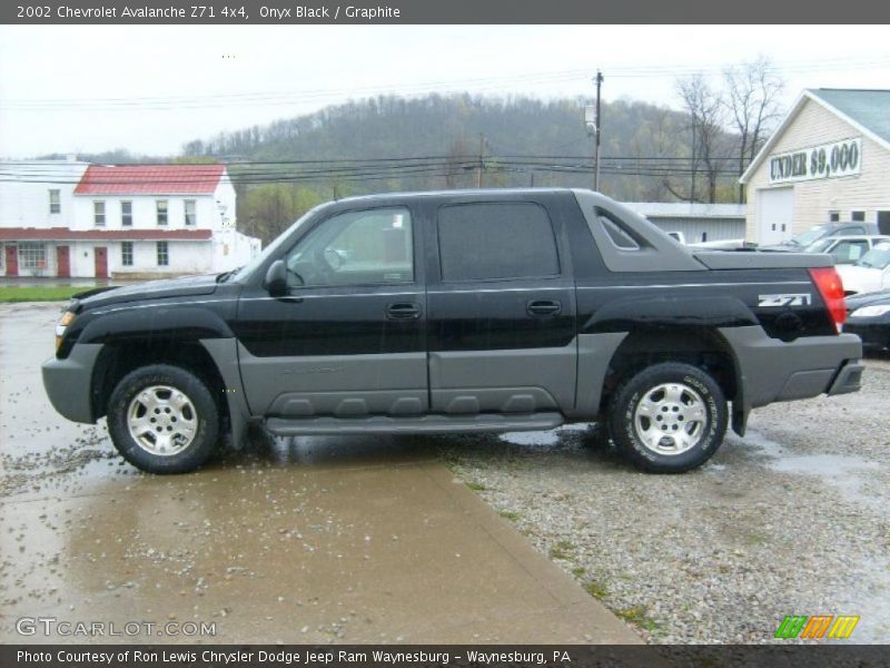 Onyx Black / Graphite 2002 Chevrolet Avalanche Z71 4x4