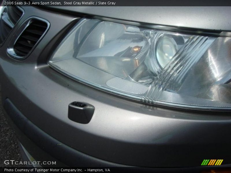 Steel Gray Metallic / Slate Gray 2006 Saab 9-3 Aero Sport Sedan
