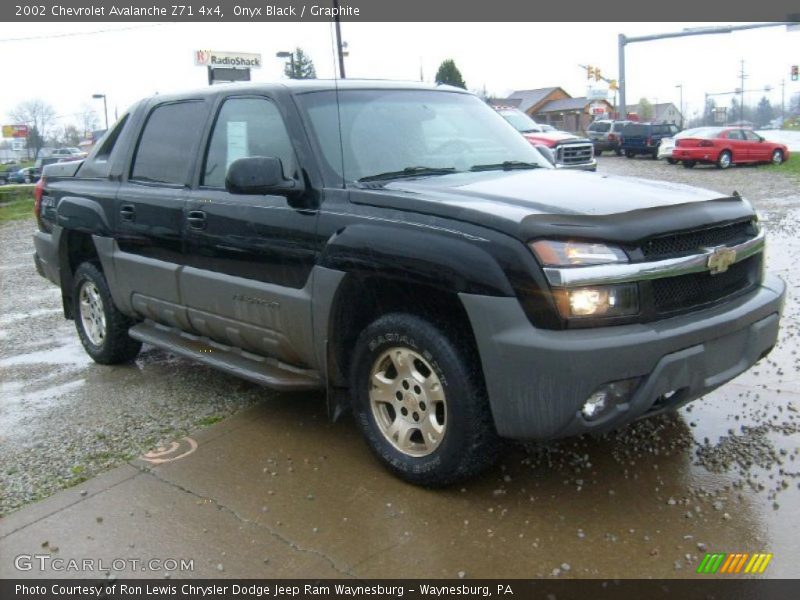 Onyx Black / Graphite 2002 Chevrolet Avalanche Z71 4x4