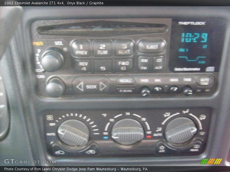 Onyx Black / Graphite 2002 Chevrolet Avalanche Z71 4x4